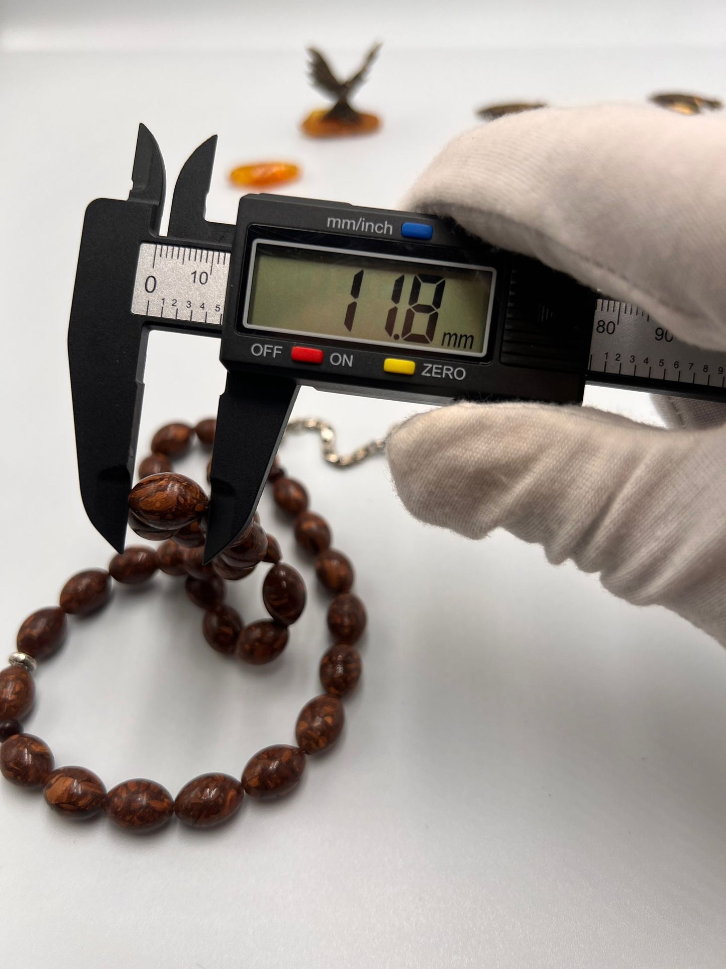 Cinnamon wood rosary
