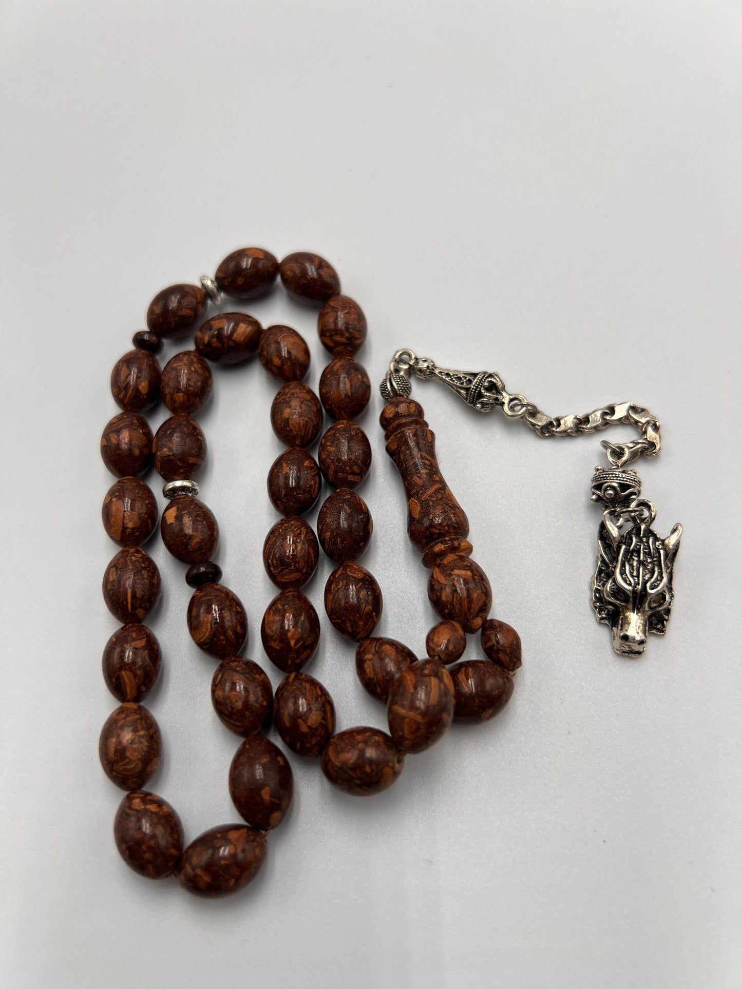 Cinnamon wood rosary