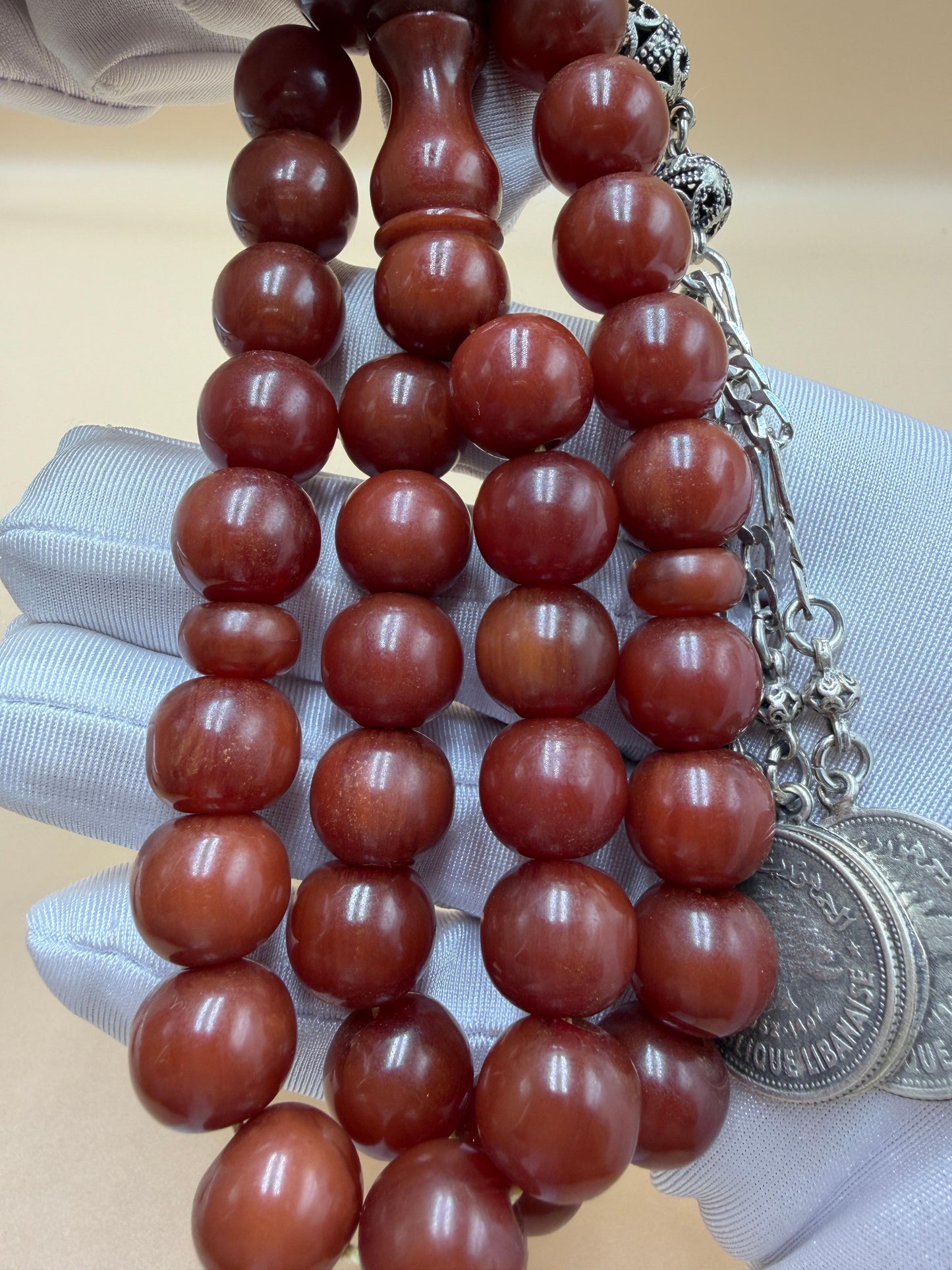 مسباح سندلوس مسكي، خراطة أبو يوسف الجزرة،
Musk Sandalwood Misbah, Carved by Abu Yusuf Al-Jazrah