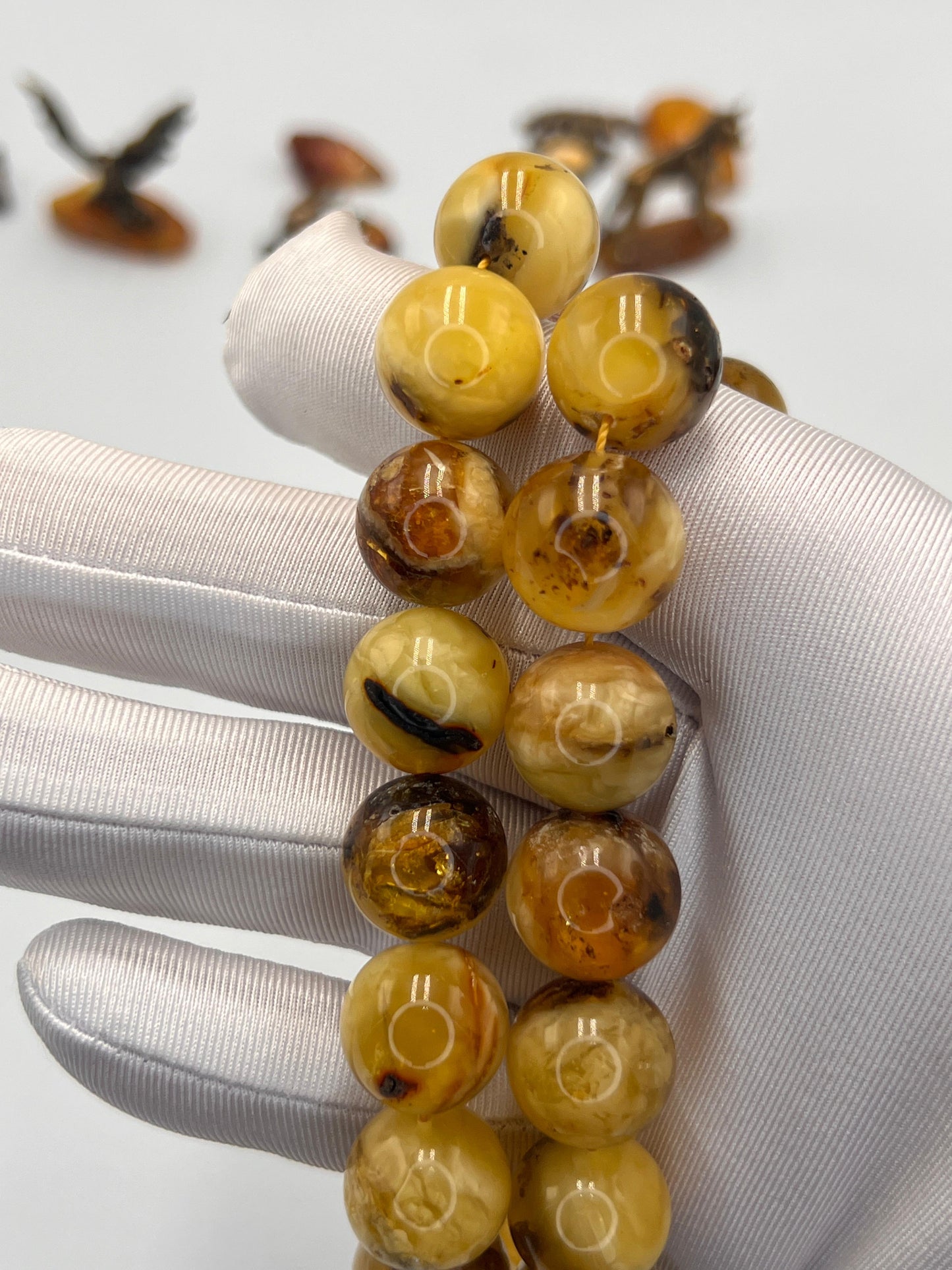 مسباح كهرمان بلطيقي شوائبي  Baltic amber rosary