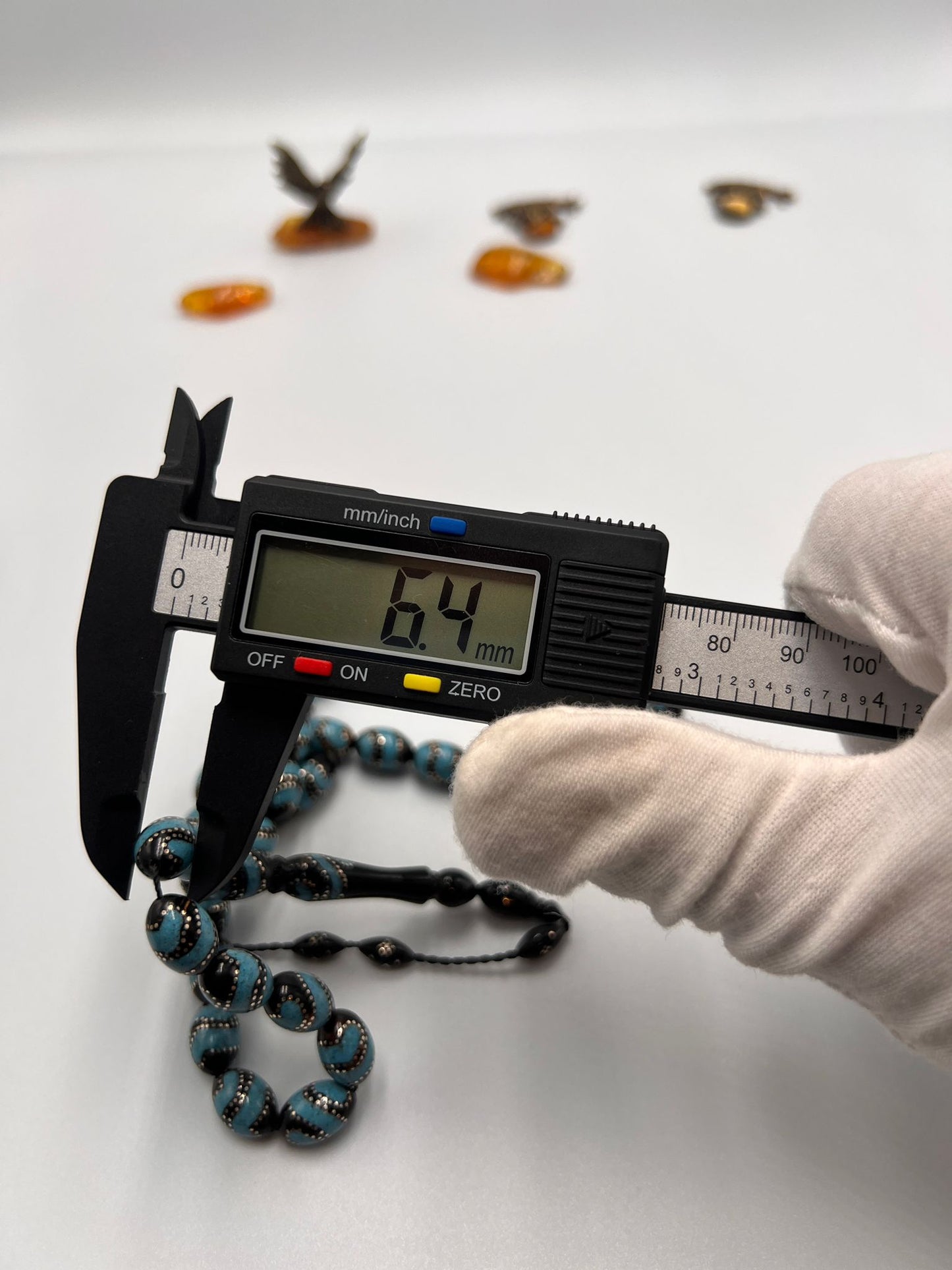 Black coral (Yusr)with turquoise