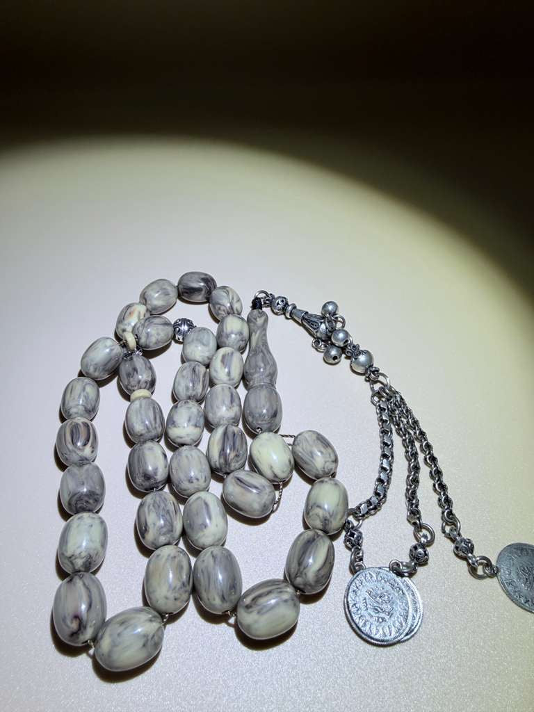 Sandalus Misbaha (Chernobyl-style), with 500-grade silver tassel