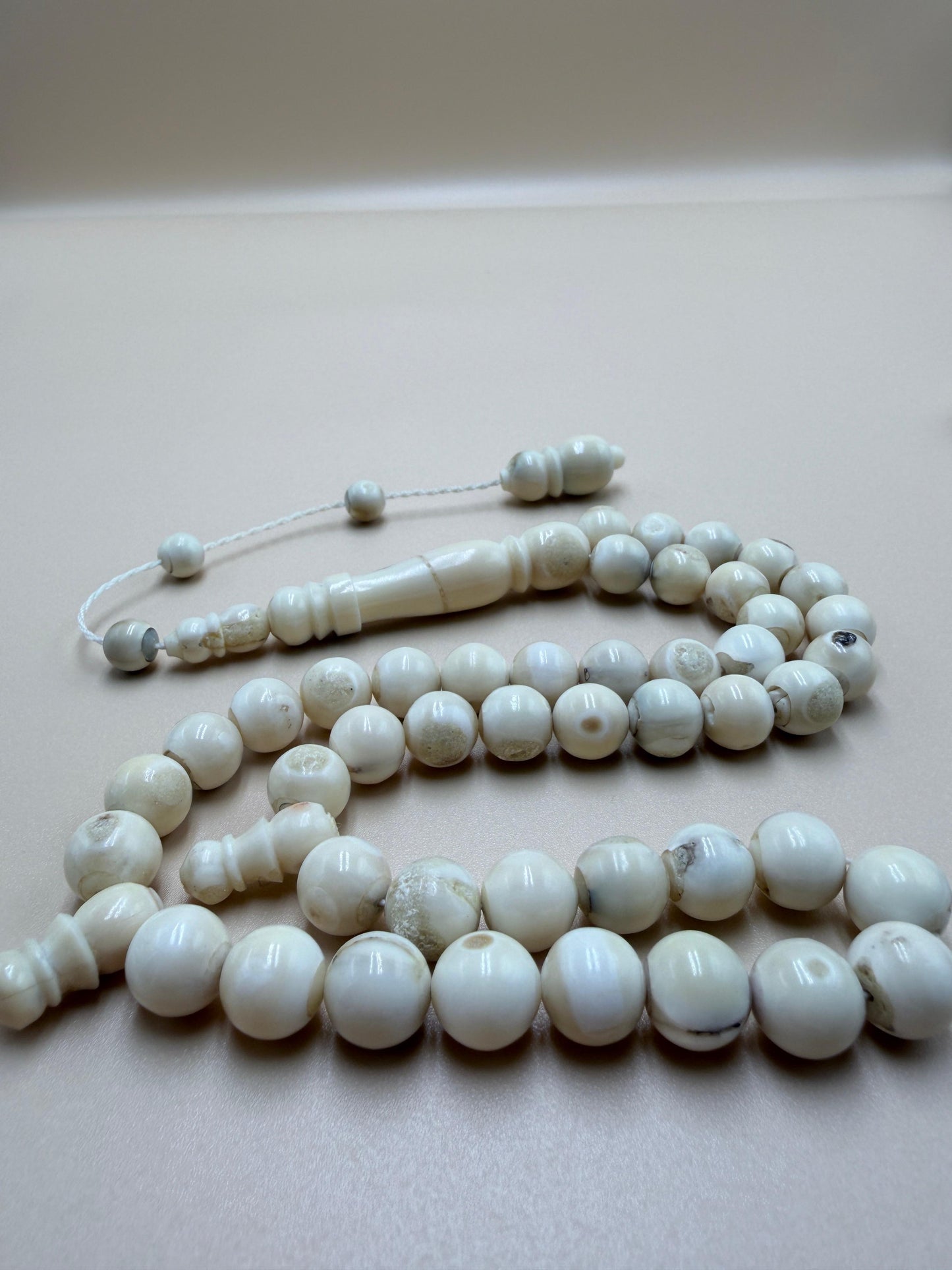 مسباح ناب 
مع كسّار ناب من نفس أصل الخام المصنوع منه المسباح Fang Misbaha
With fang breaker made from the same original material