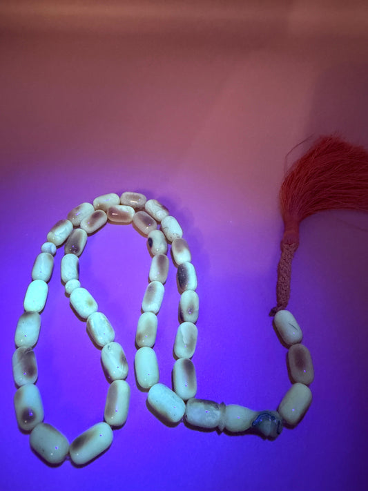 مسباح كهرمان بلطيقي حر
قَصّة برميلي Natural Baltic Amber Misbaha
Barrel cut