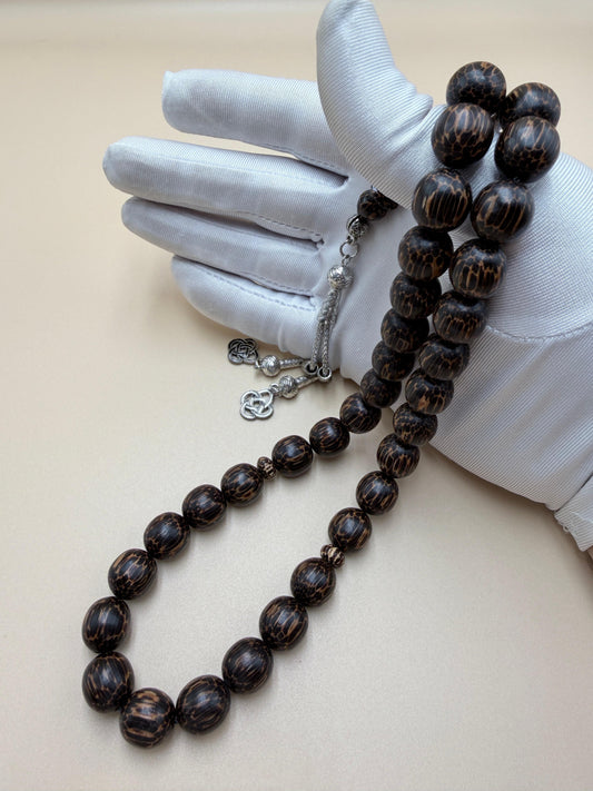 مسباح خشب النمر
قطعة نادرة
 Rare Tigerwood Misbaha