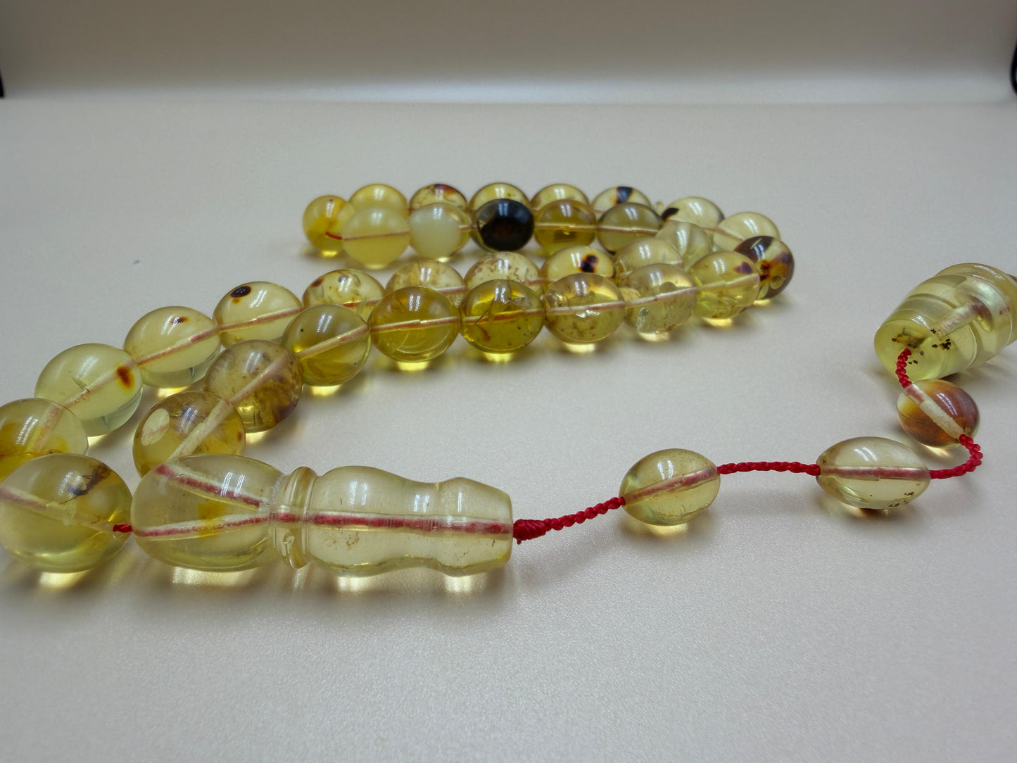 مسباح كهرمان حشري كاريبي، بخراطة مميزة، قصة بيض حمام.Caribbean Insect Amber Misbah