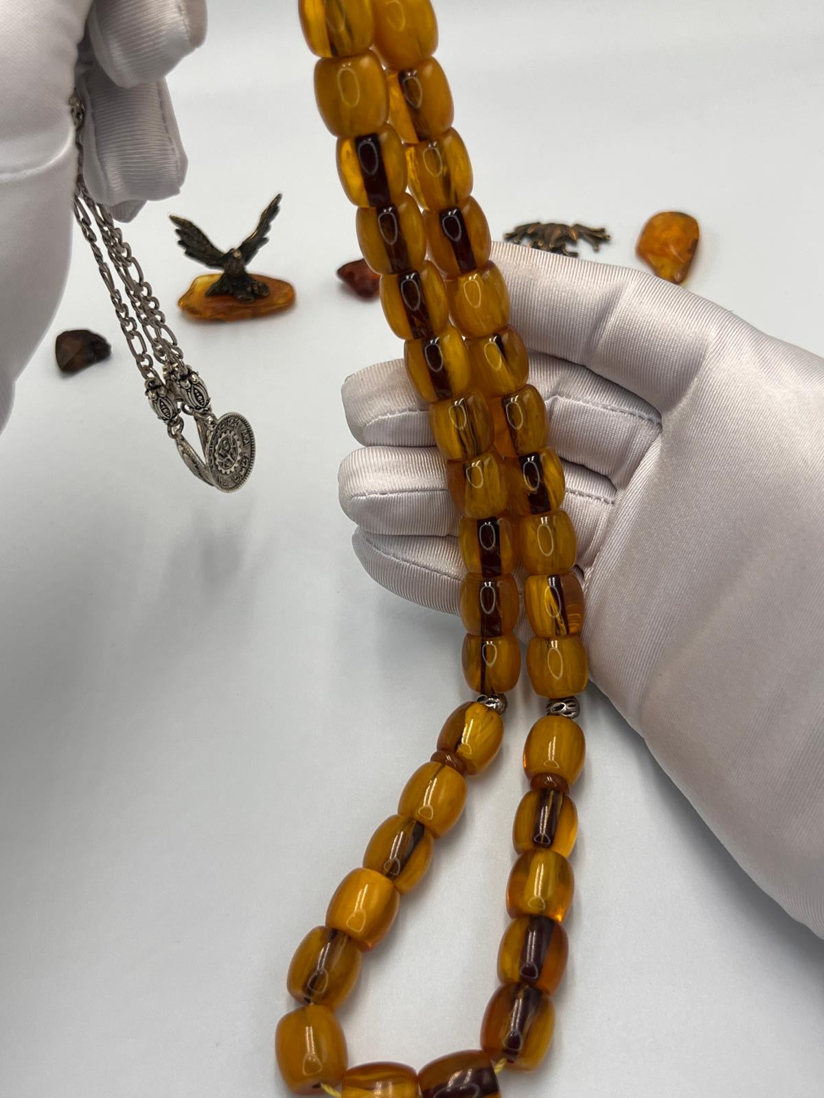 مسباح سندلوس عرق أحمر، 
Red-grain Sandalus tasbih