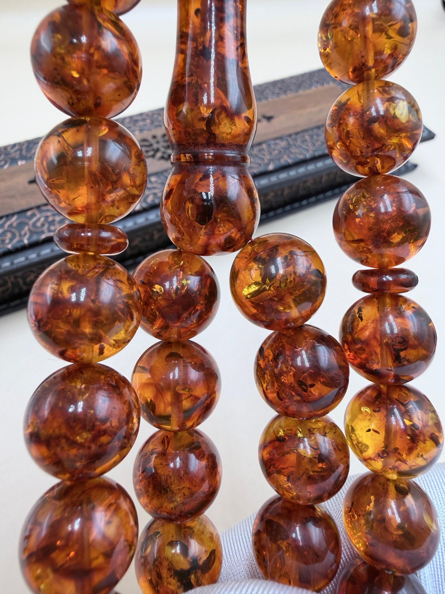 مسباح كهرمان روسي عطش Russian Amber Misbaha (Atash)