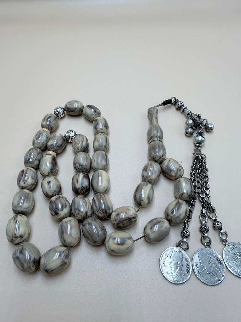 Sandalus Misbaha (Chernobyl-style), with 500-grade silver tassel