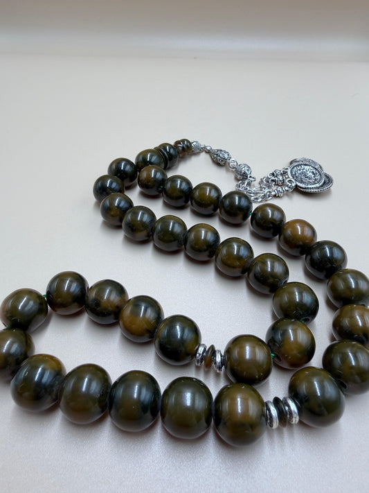 فاتوران صب جديد مسباح مميز بعرق أصفر واضح وجذاب،New cast Faturan rosary with a distinctive yellow grain,
