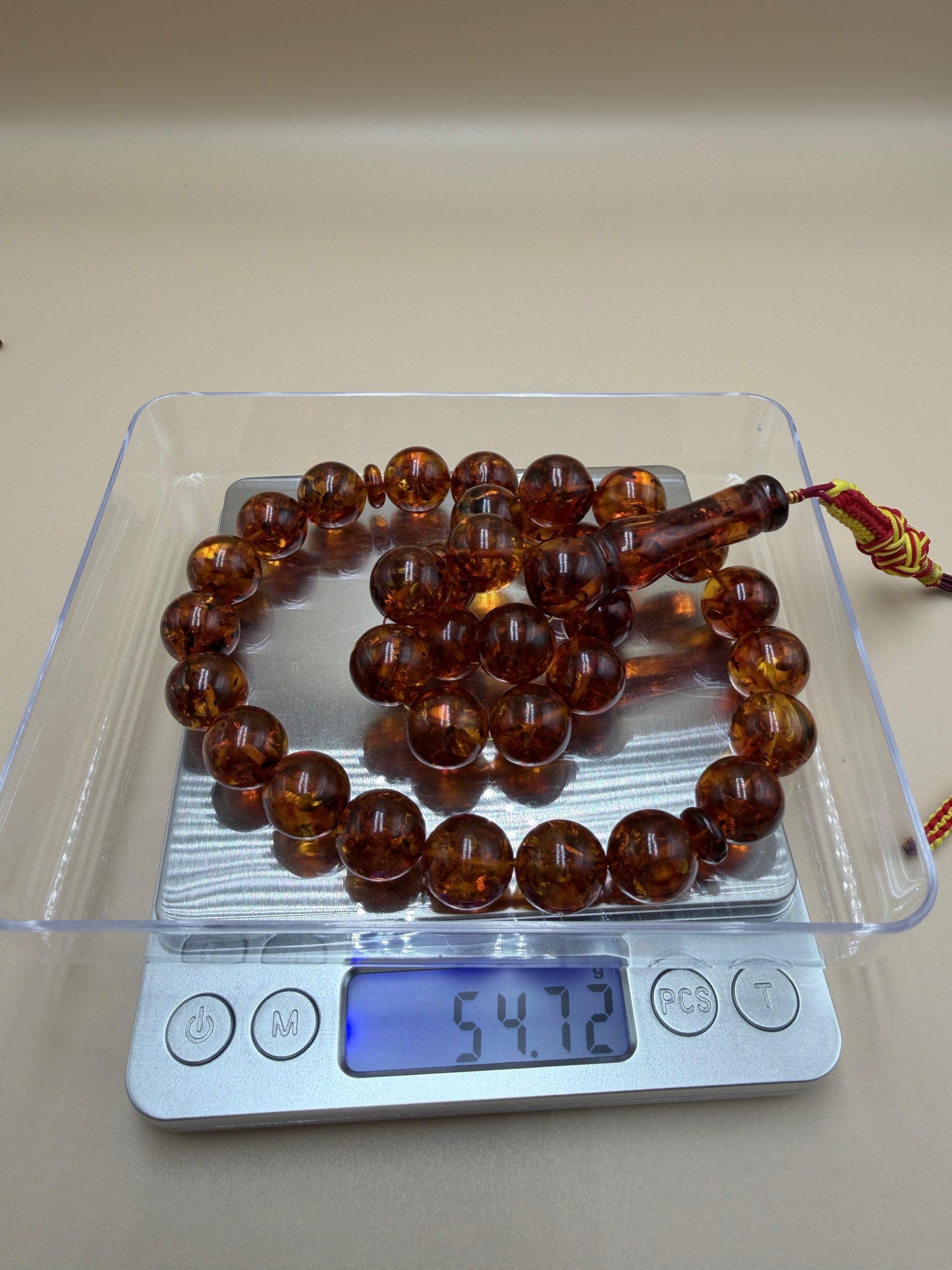 مسباح كهرمان روسي عطش Russian Amber Misbaha (Atash)