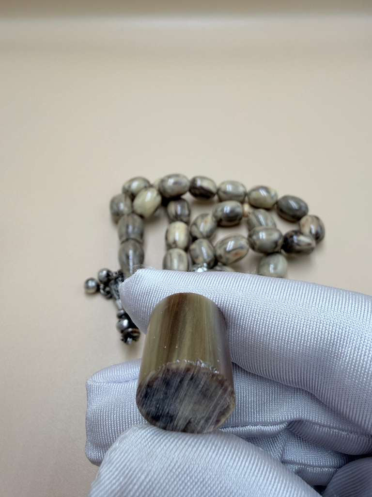 Sandalus Misbaha (Chernobyl-style), with 500-grade silver tassel