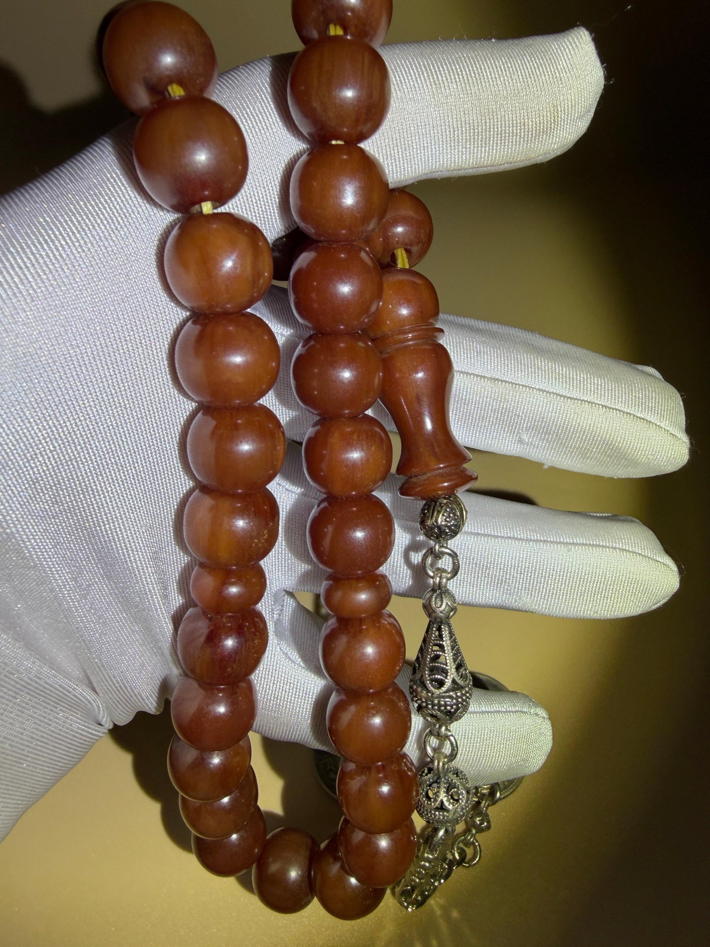 مسباح سندلوس مسكي، خراطة أبو يوسف الجزرة،
Musk Sandalwood Misbah, Carved by Abu Yusuf Al-Jazrah