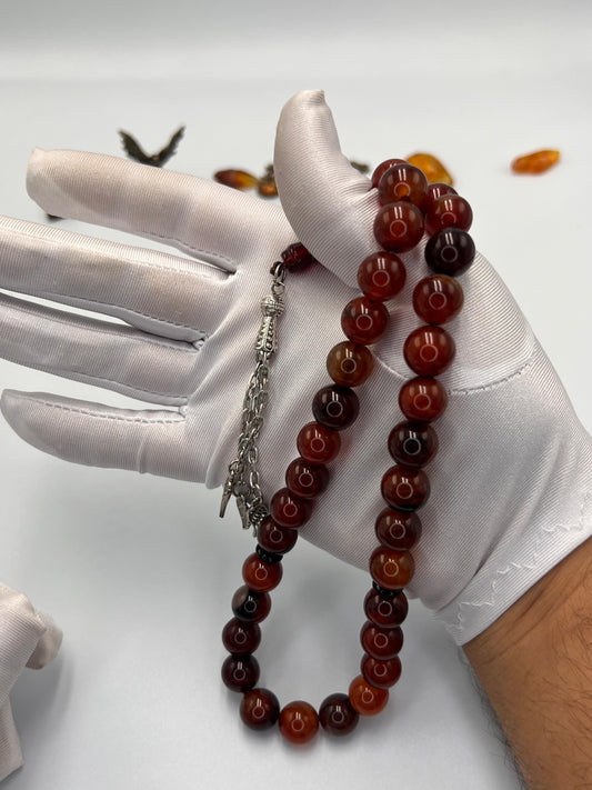 مسباح عقيق يماني Yemeni agate rosary