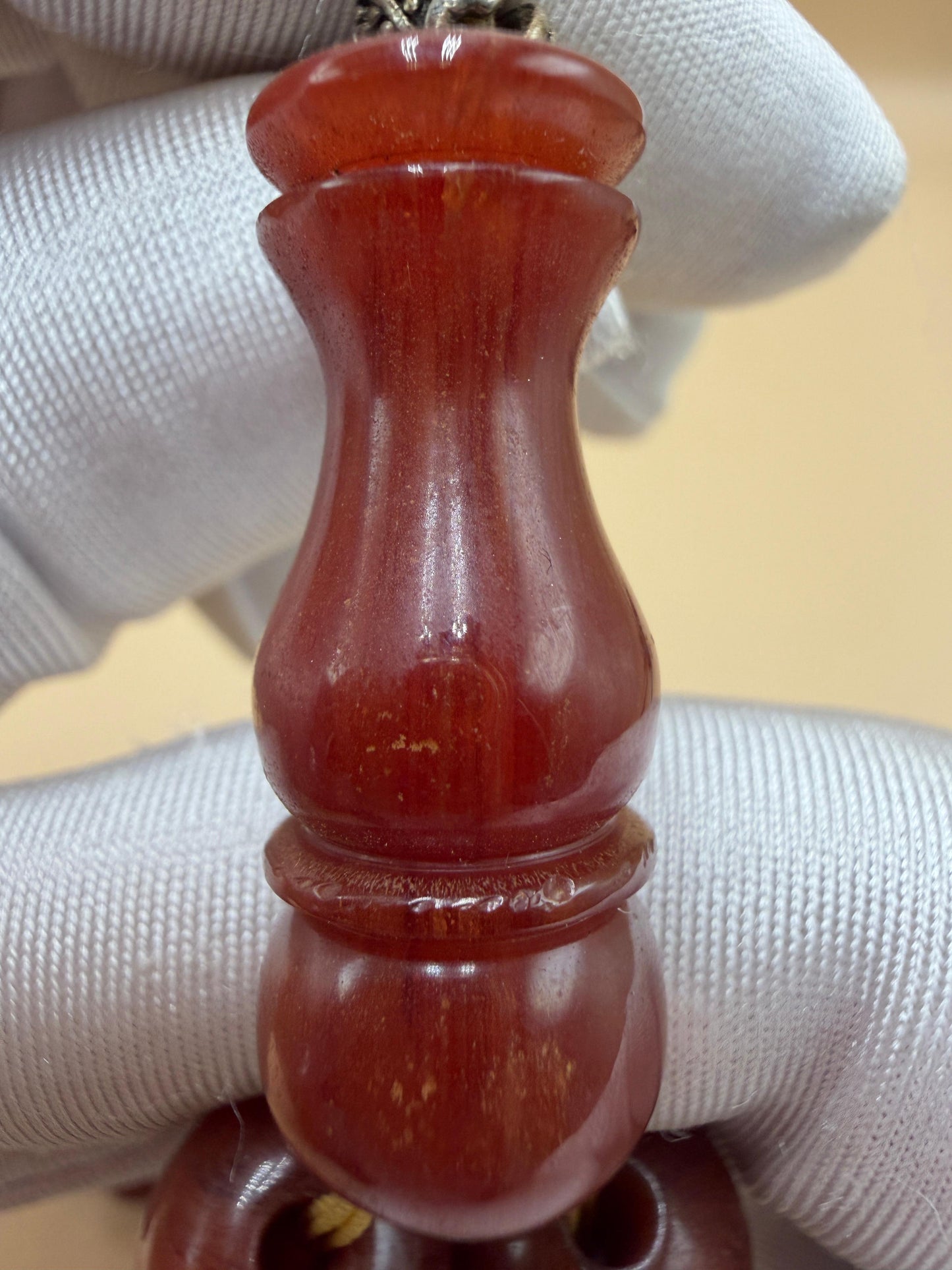 مسباح سندلوس مسكي، خراطة أبو يوسف الجزرة،
Musk Sandalwood Misbah, Carved by Abu Yusuf Al-Jazrah