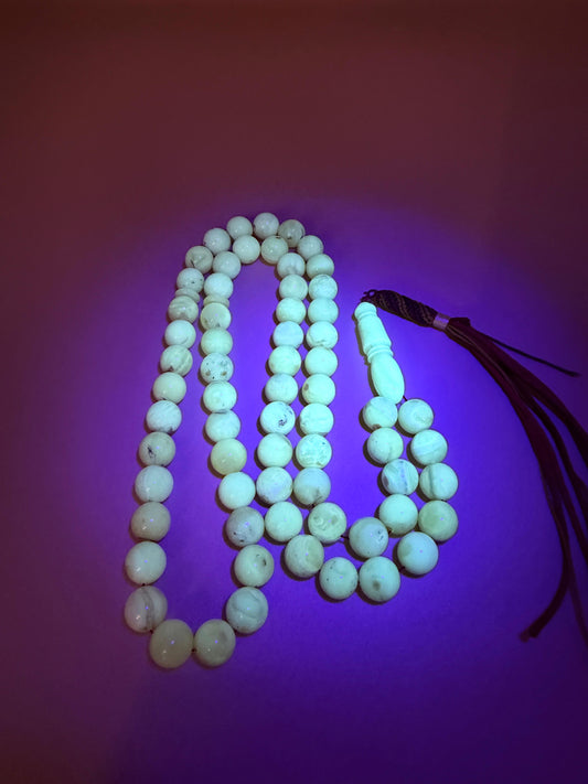 مسباح كهرمان بلطيقي حر شوائب قليلة Baltic Amber Misbaha (Natural) Few inclusions