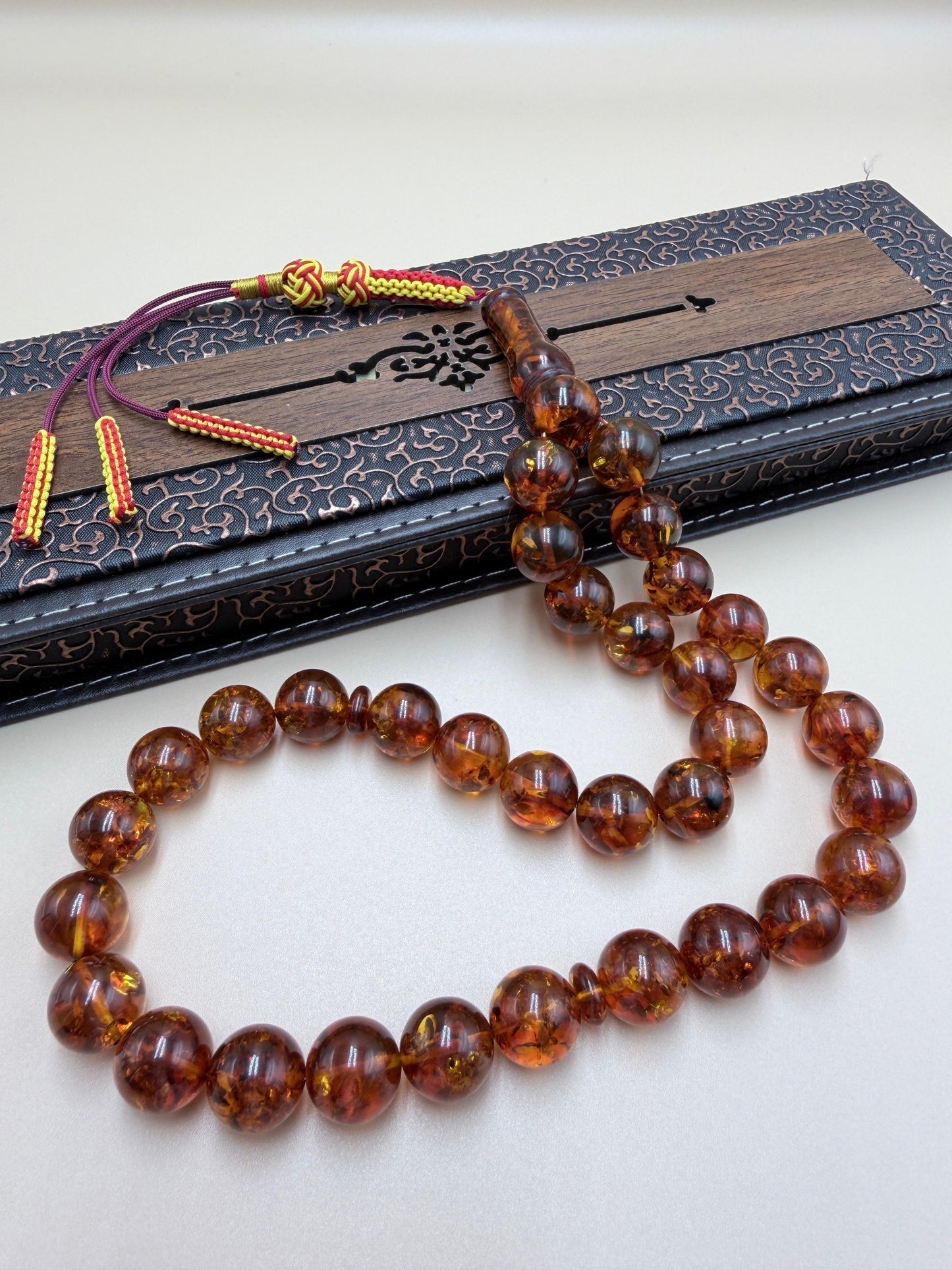 مسباح كهرمان روسي عطش Russian Amber Misbaha (Atash)