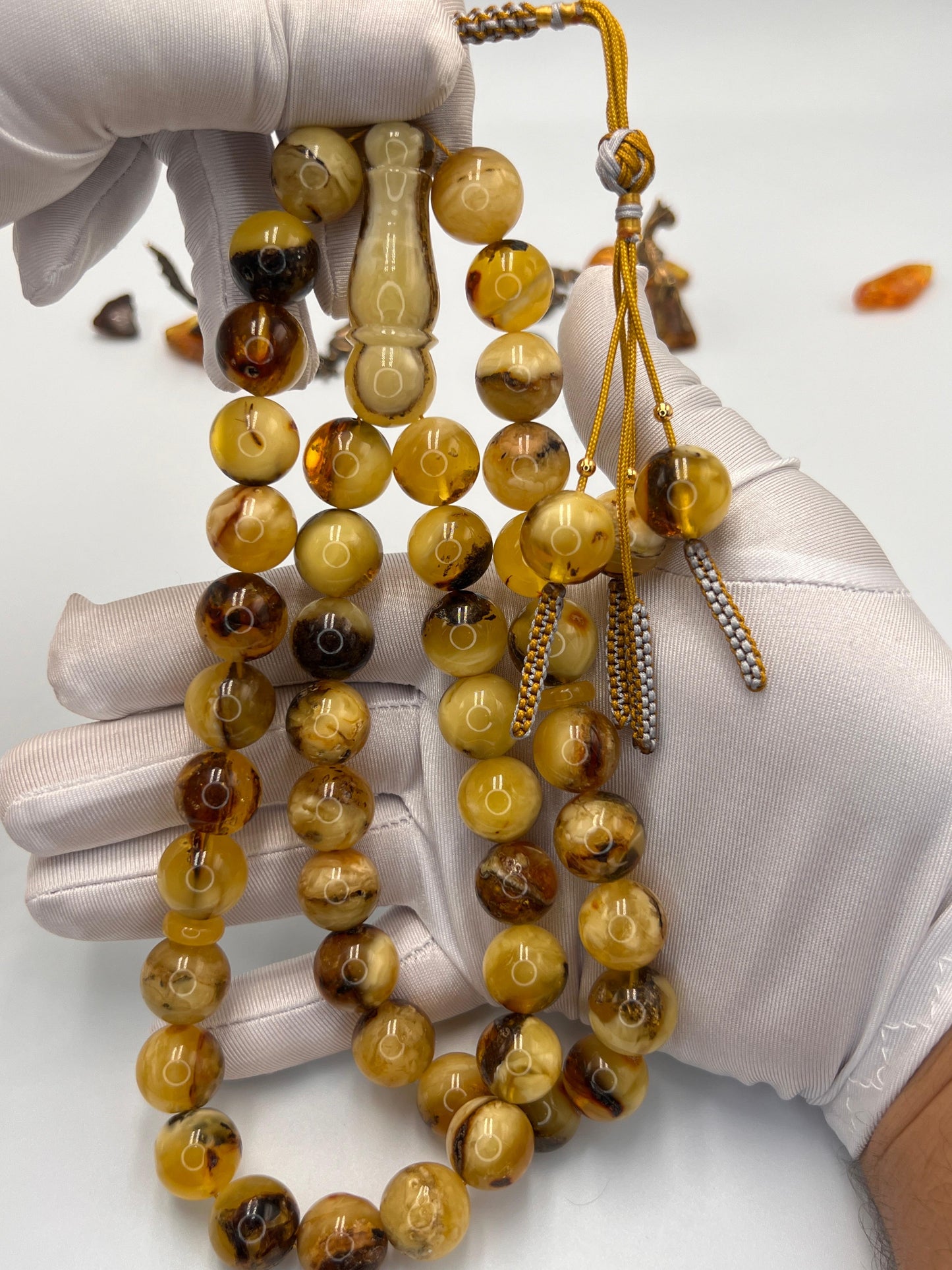 مسباح كهرمان بلطيقي شوائبي  Baltic amber rosary