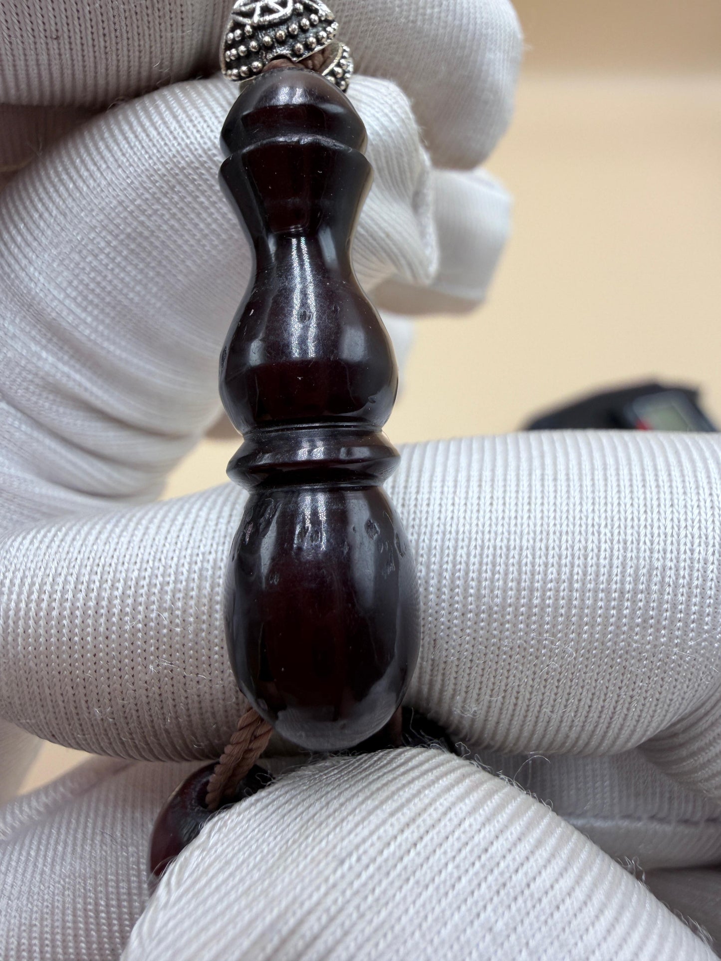 مسباح أنتيك چيكي خام | خراطة شعبان الأب | +80 سنة Antique Raw Jiki Misbah | Shaban Al-Ab Turning | 80+ Years Old