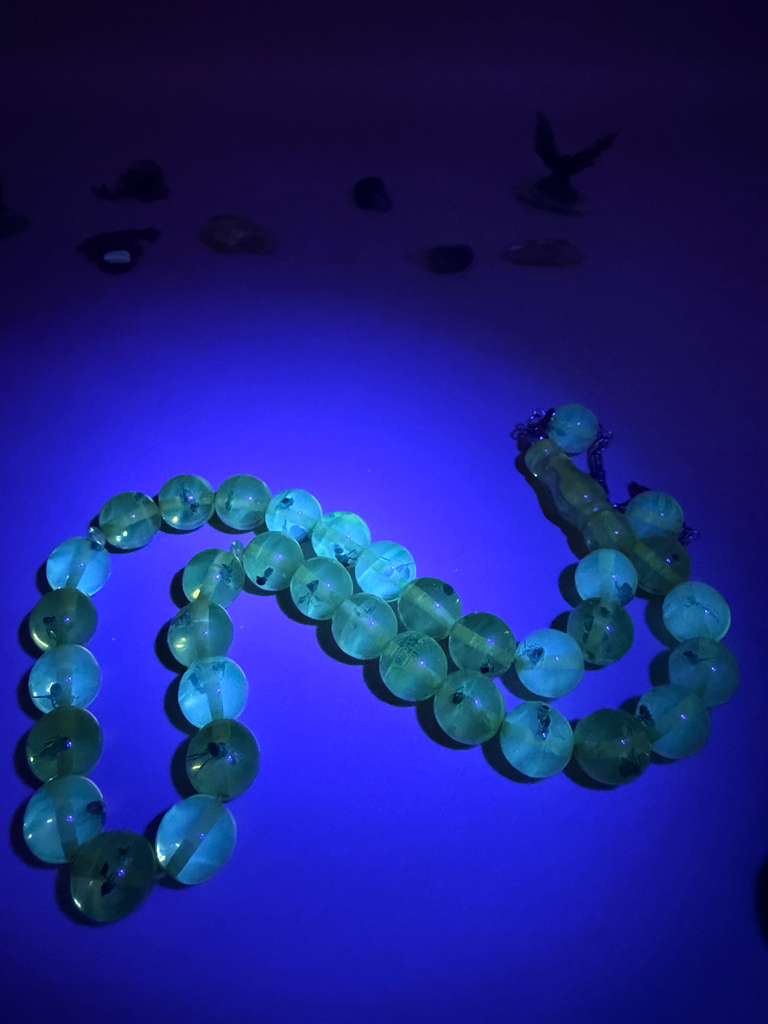 مسباح سندلوس داخله حشرات. Sandalwood Misbaha with natural insects inside.