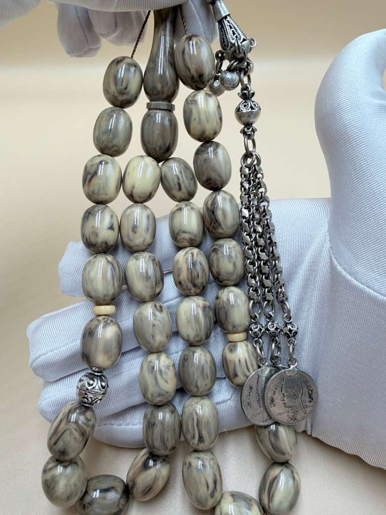 Sandalus Misbaha (Chernobyl-style), with 500-grade silver tassel