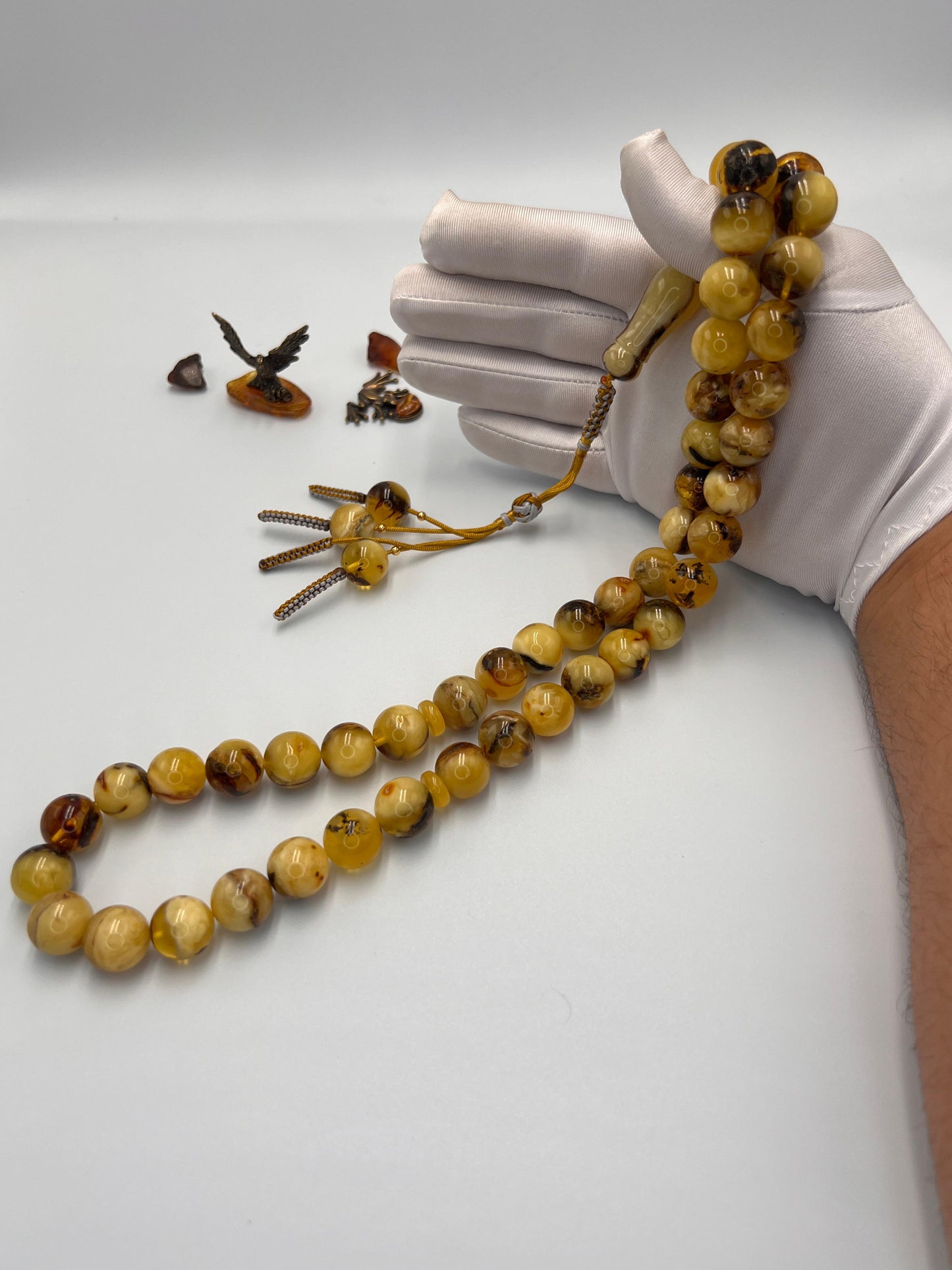 مسباح كهرمان بلطيقي شوائبي  Baltic amber rosary