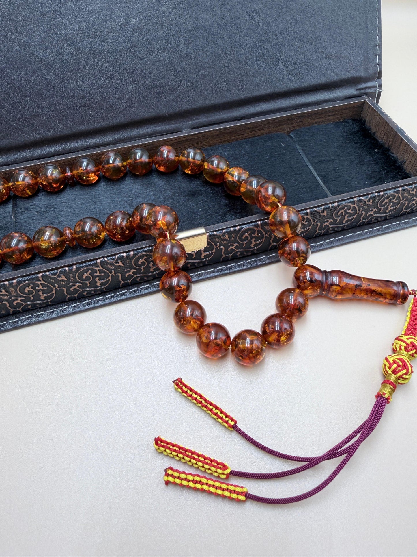 مسباح كهرمان روسي عطش Russian Amber Misbaha (Atash)