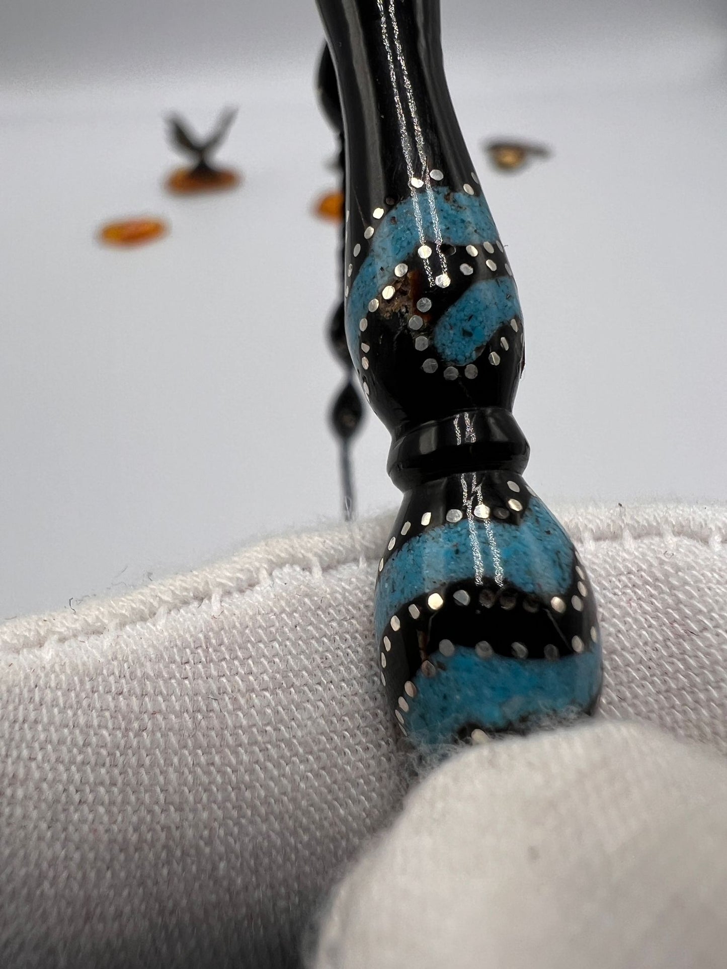 Black coral (Yusr)with turquoise