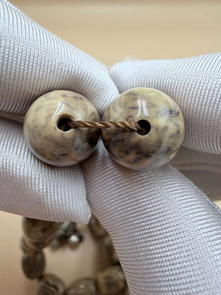 Sandalus Misbaha (Chernobyl-style), with 500-grade silver tassel