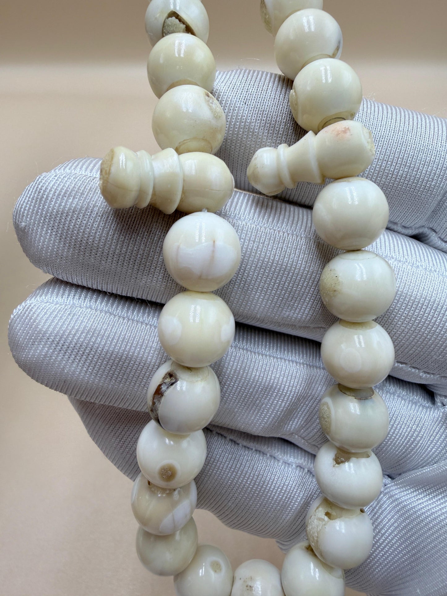 مسباح ناب 
مع كسّار ناب من نفس أصل الخام المصنوع منه المسباح Fang Misbaha
With fang breaker made from the same original material