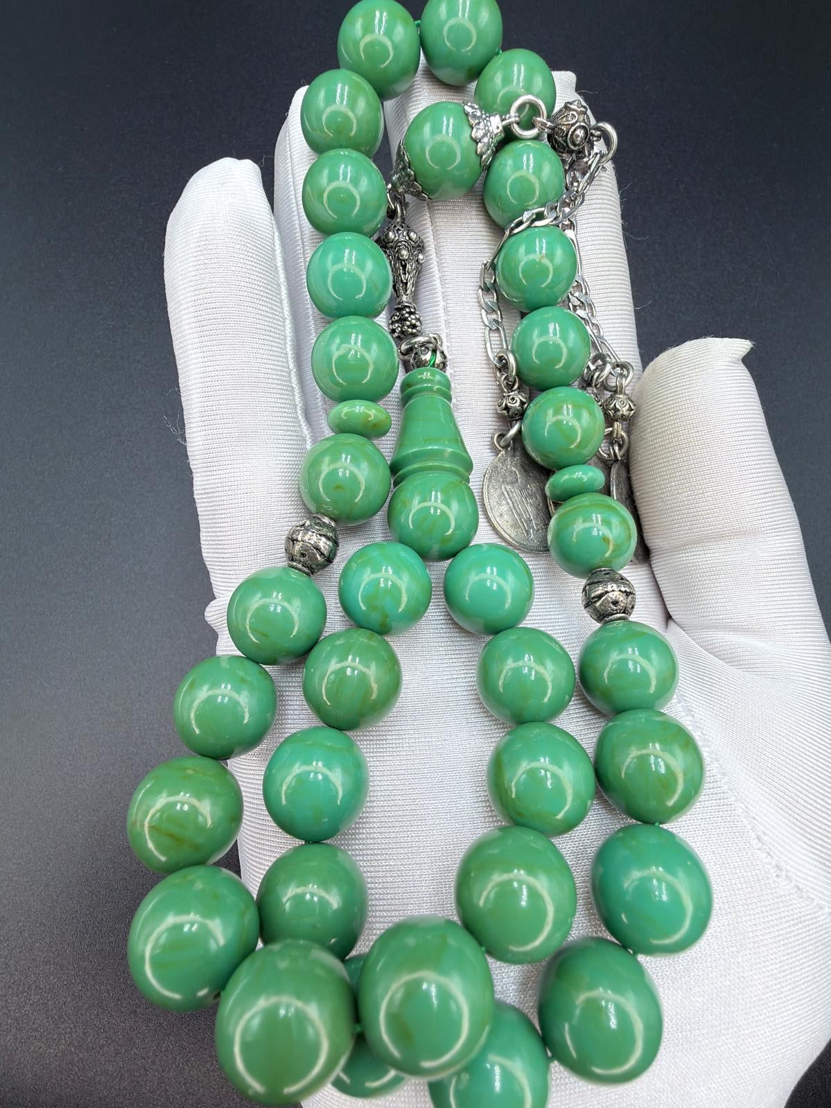 مسباح سندلوس عرق أصفر
Yellow Vein Sandalus Misbaha