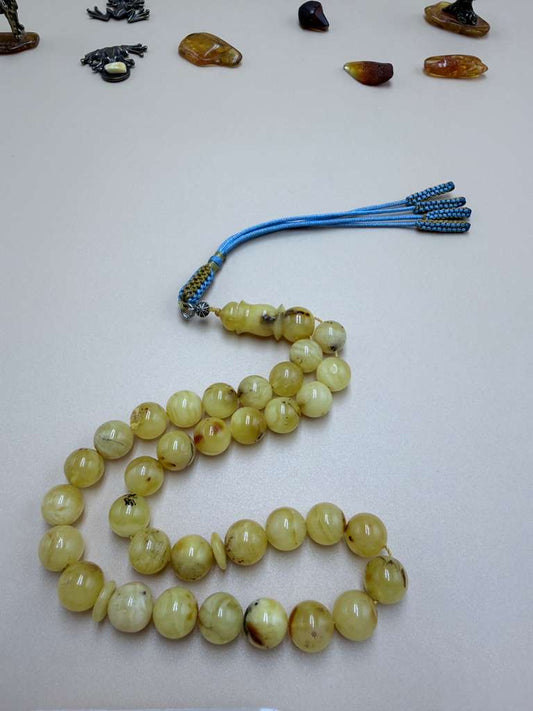 مسباح كهرمان شوائبي كفيه  Amber Misbaha, “Shwaybi Kafih” style