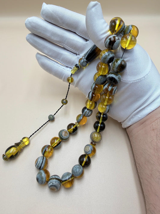 مسباح من جلد الذئب النادر، قطعة مميّزة لهواة النوادر والطابع التراثي الفاخر luxury rosary