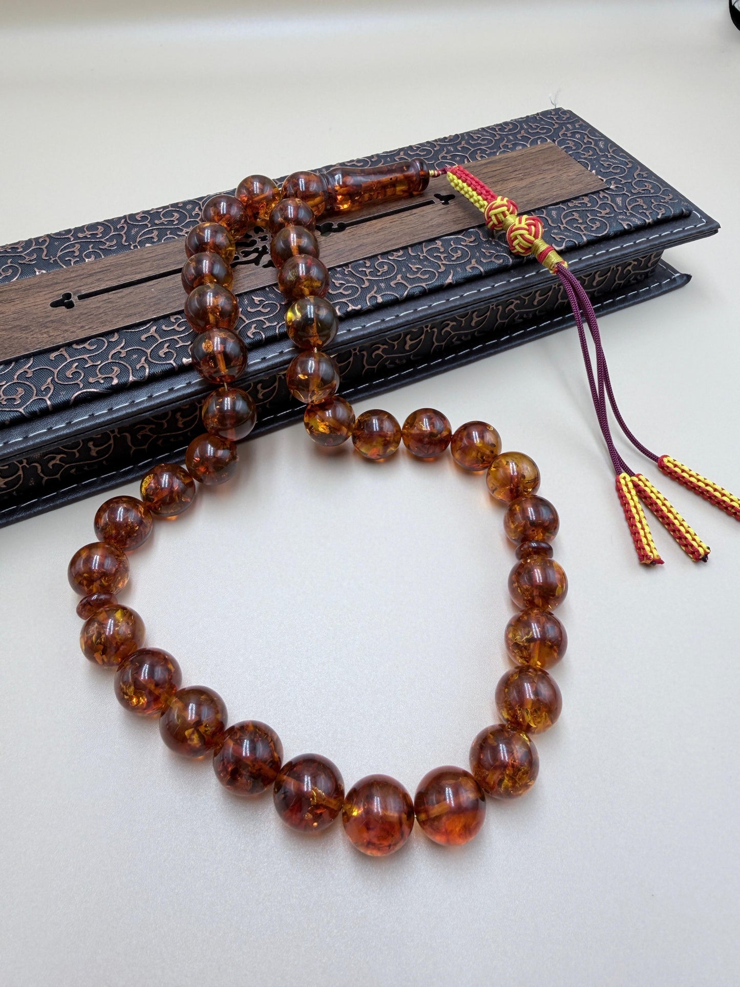 مسباح كهرمان روسي عطش Russian Amber Misbaha (Atash)