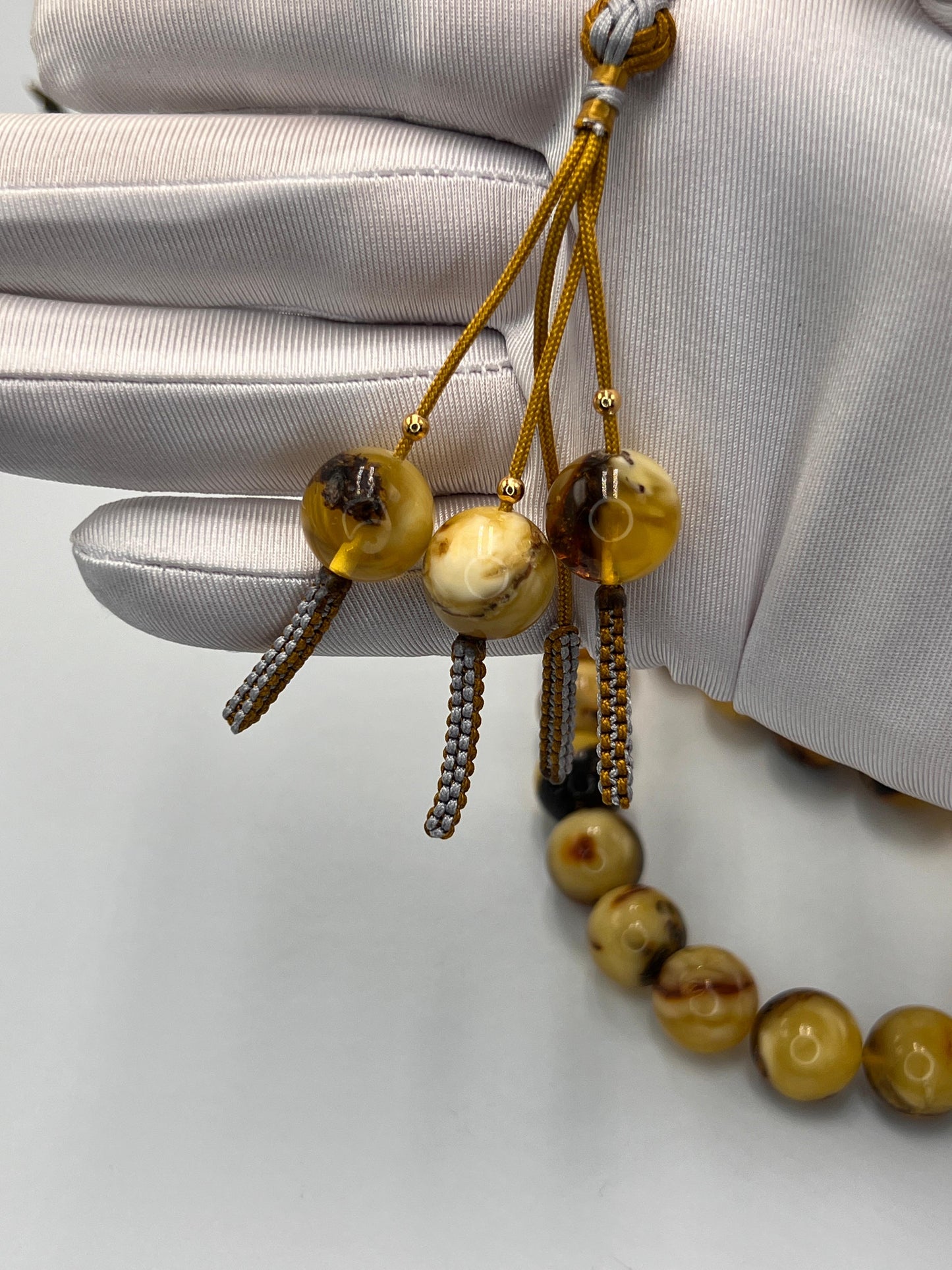 مسباح كهرمان بلطيقي شوائبي  Baltic amber rosary