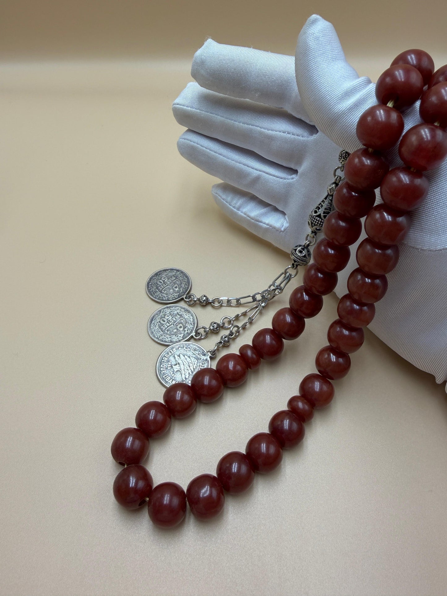 مسباح سندلوس مسكي، خراطة أبو يوسف الجزرة،
Musk Sandalwood Misbah, Carved by Abu Yusuf Al-Jazrah