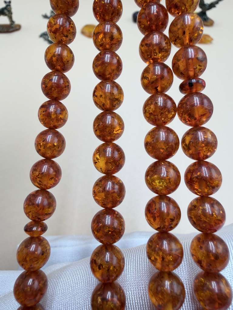 مسباح كهرمان روسي ٦٦ خرزة.Russian Amber Misbaha with 66 beads.