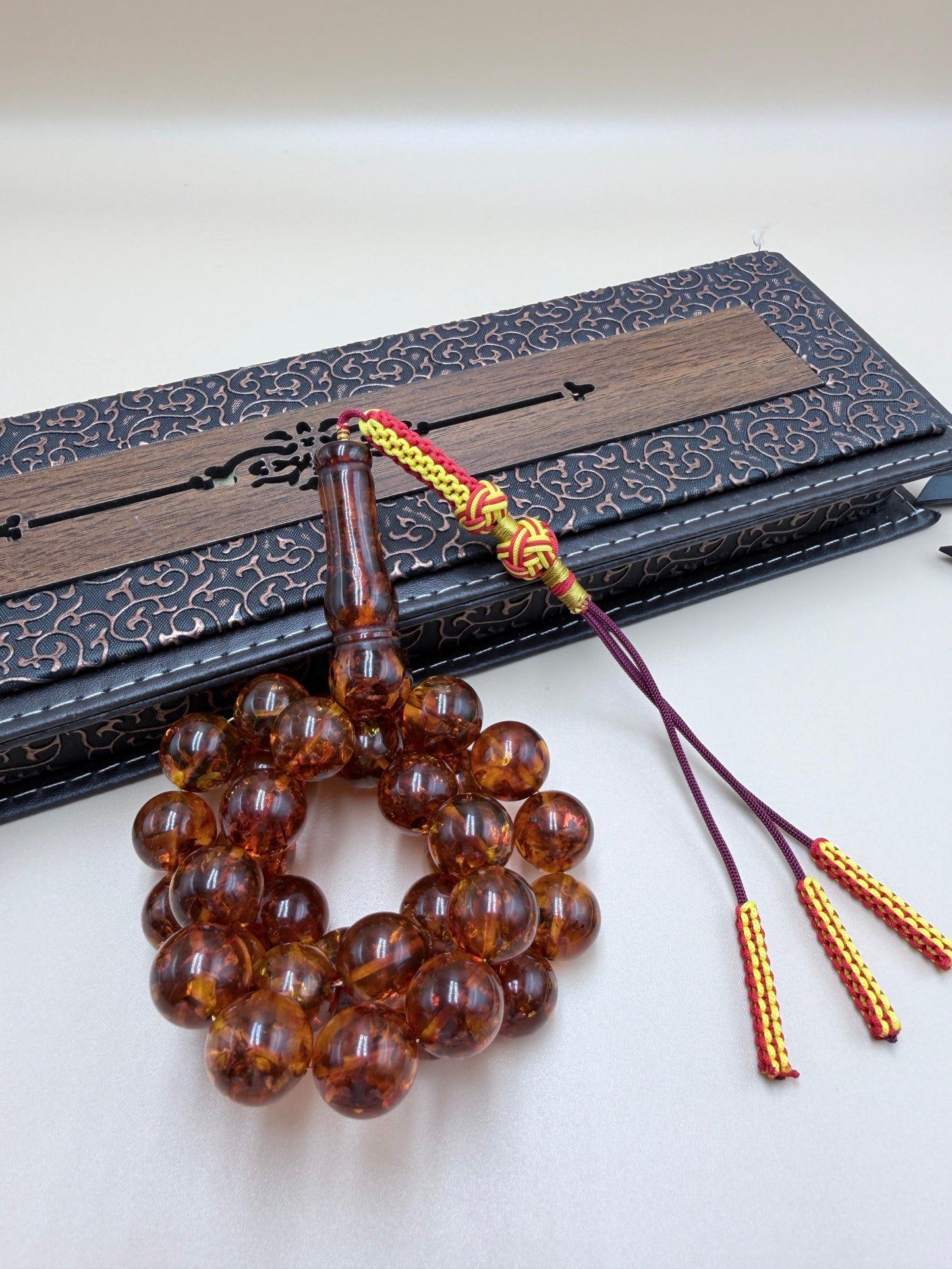 مسباح كهرمان روسي عطش Russian Amber Misbaha (Atash)