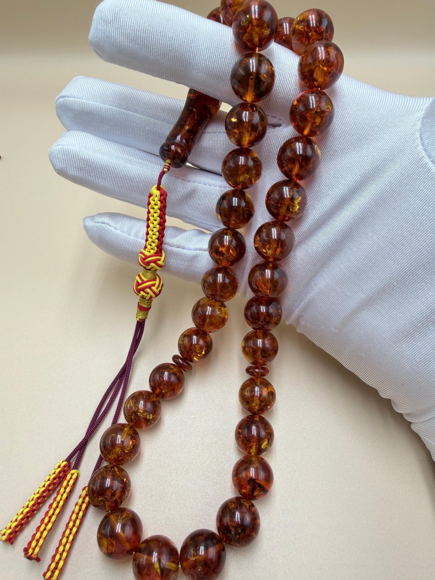 مسباح كهرمان روسي عطش Russian Amber Misbaha (Atash)