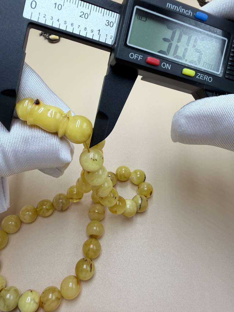 مسباح كهرمان شوائبي كفيه  Amber Misbaha, “Shwaybi Kafih” style