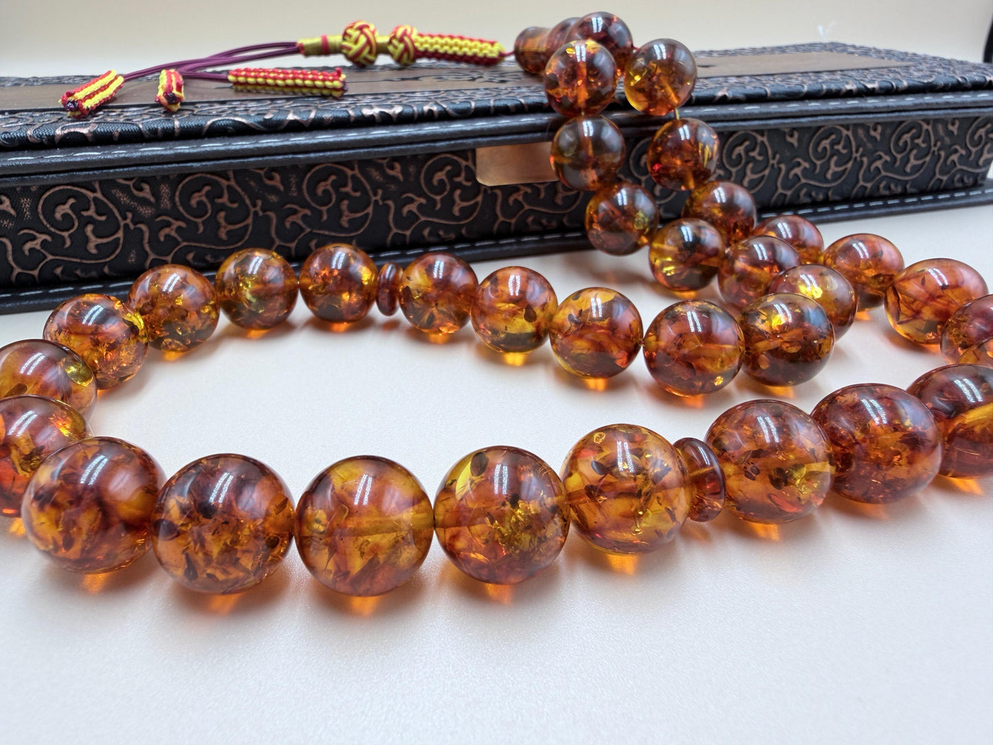مسباح كهرمان روسي عطش Russian Amber Misbaha (Atash)