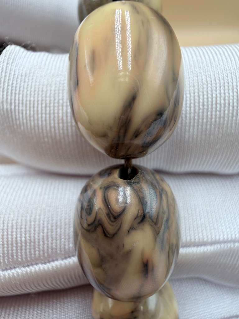 Sandalus Misbaha (Chernobyl-style), with 500-grade silver tassel