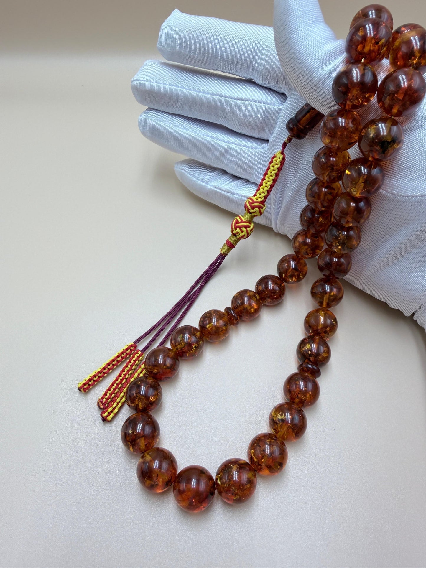 مسباح كهرمان روسي عطش Russian Amber Misbaha (Atash)