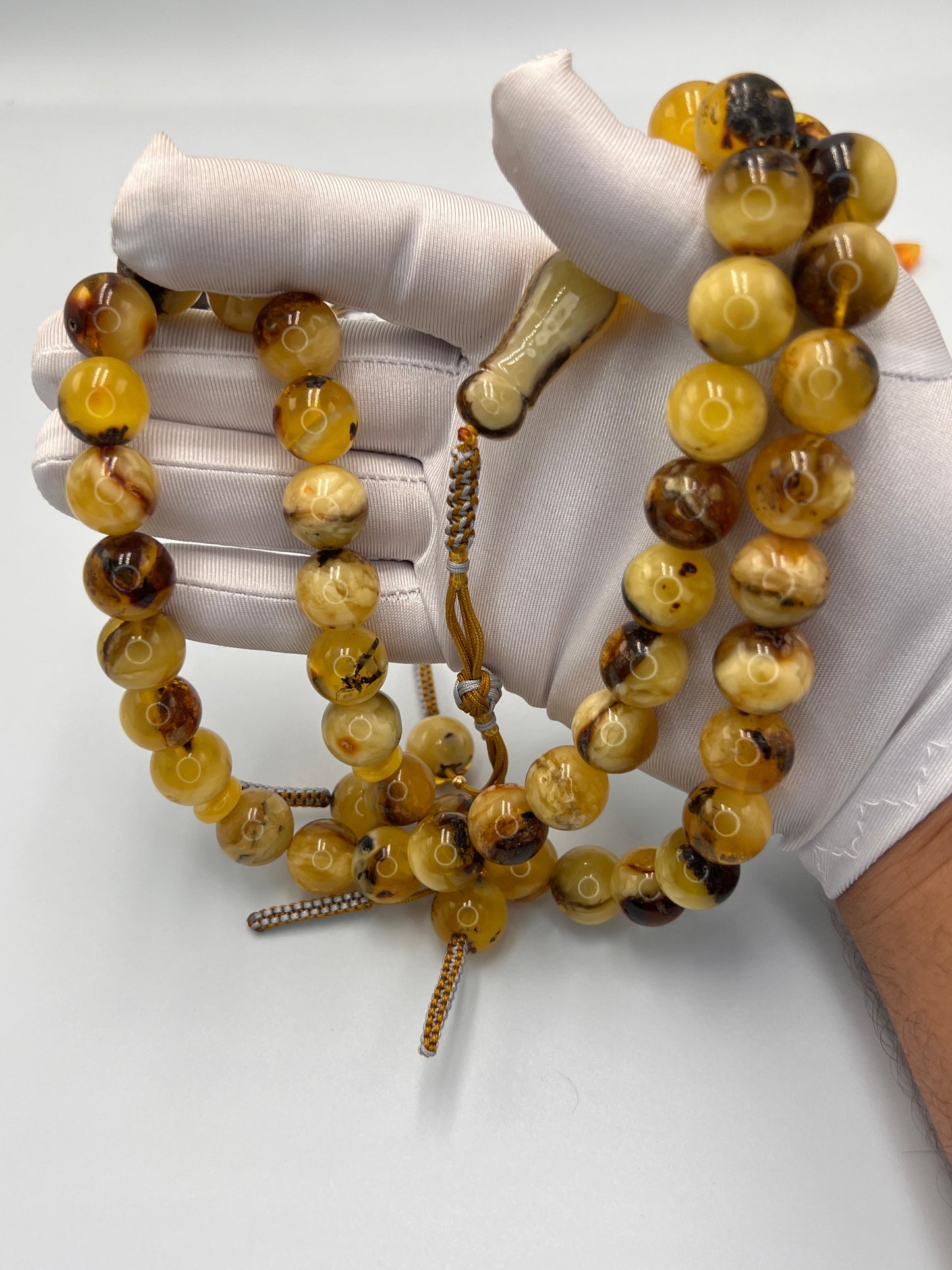 مسباح كهرمان بلطيقي شوائبي  Baltic amber rosary