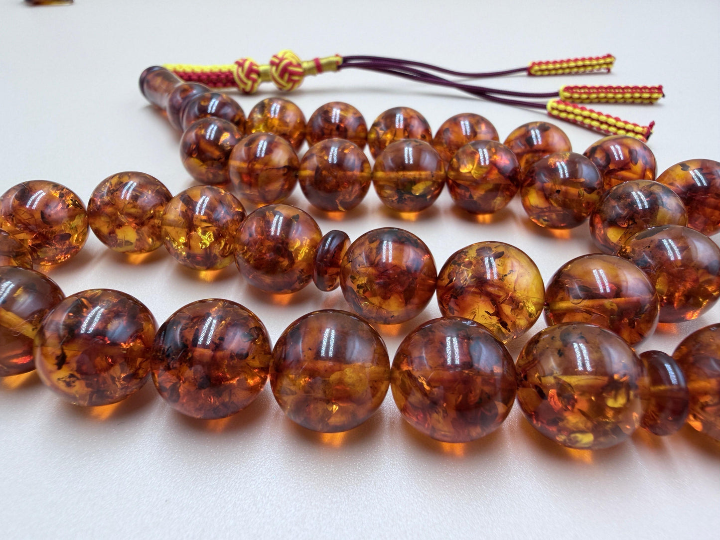 مسباح كهرمان روسي عطش Russian Amber Misbaha (Atash)